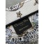 Dior Large Book Tote Bag in White and Green Butterfly Around The World Embroidery