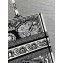 Dior Medium Book Tote Bag in Black and White Butterfly Bandana Embroidery