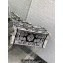 Dior Medium Book Tote Bag in Black and White Butterfly Bandana Embroidery