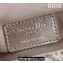 Dior Micro Lady D-Joy Bag in Metallic Calfskin with Resin Pearls