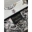 Dior Large Book Tote Bag in White and Pastel Pink Butterfly Around The World Embroidery