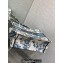 Dior Large Book Tote Bag in White and Pastel Midnight Blue Toile de Jouy Mexico Embroidery