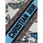 Dior Small Book Tote Bag in White and Pastel Midnight Blue Toile de Jouy Mexico Embroidery