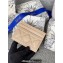 Dior Lady Dior Five-Slot Card Holder in Cannage Lambskin Beige
