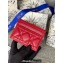Dior Lady Dior Five-Slot Card Holder in Cannage Lambskin Red