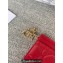 Dior Lady Dior Five-Slot Card Holder in Cannage Lambskin Red