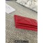Dior Lady Dior Five-Slot Card Holder in Cannage Lambskin Red