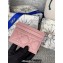 Dior Lady Dior Five-Slot Card Holder in Cannage Lambskin Pink