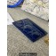 Dior Lady Dior Five-Slot Card Holder in Patent Cannage Calfskin Dark Blue
