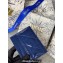 Dior Lady Dior Five-Slot Card Holder in Patent Cannage Calfskin Dark Blue