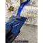 Dior Lady Dior Five-Slot Card Holder in Patent Cannage Calfskin Dark Blue