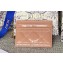 Dior Lady Dior Five-Slot Card Holder in Patent Cannage Calfskin Nude Pink