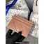 Dior Lady Dior Five-Slot Card Holder in Patent Cannage Calfskin Nude Pink