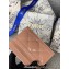 Dior Lady Dior Five-Slot Card Holder in Patent Cannage Calfskin Nude Pink