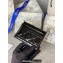 Dior Lady Dior Five-Slot Card Holder in Patent Cannage Calfskin Black