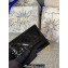 Dior Lady Dior Five-Slot Card Holder in Patent Cannage Calfskin Black