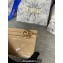 Dior Lady Dior Five-Slot Card Holder in Patent Cannage Calfskin Beige