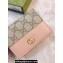 Gucci GG Marmont card case wallet 658610 Pink