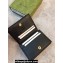 Gucci GG Marmont card case wallet 658610 Black