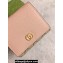 Gucci GG Marmont medium wallet 598587 Pink