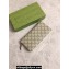 Gucci GG Marmont zip around wallet 456117 White