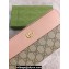 Gucci GG Marmont zip around wallet 456117 Pink