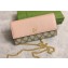 Gucci GG Marmont chain wallet 546585 Pink