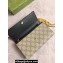 Gucci GG Marmont chain wallet 546585 Black
