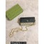 Gucci GG Marmont chain wallet 546585 Black