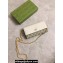 Gucci GG Marmont chain wallet 546585 White