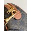 Celine SMALL BOSTON CUIR TRIOMPHE BAG in TRIOMPHE CANVAS AND CALFSKIN Tan