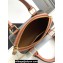 Celine SMALL BOSTON CUIR TRIOMPHE BAG in TRIOMPHE CANVAS AND CALFSKIN Tan