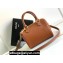 Celine SMALL BOSTON CUIR TRIOMPHE BAG in Smooth Calfskin Tan