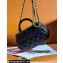 Chanel Lambskin & Gold-Tone Metal Small Bag with Top Handle AS4573 Black 2024