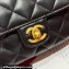Chanel Lambskin & Gold-Tone Metal Small Bag with Top Handle AS4573 Black 2024