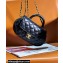 Chanel Lambskin & Gold-Tone Metal Bag with Top Handle AS4569 Black 2024