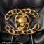 Chanel Shiny Lambskin Chanel 19 Backpack Bag AS4223 Black 2024