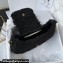 Chanel Shearling Flap Bag AS4468 Black 2024