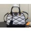 Louis Vuitton Lamb leather Alma BB Bag M23761 Black/White 2024