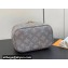 Louis Vuitton Mahina perforated calfskin leather Nice Mini Bag M23550 Flight Mode Gray 2024