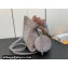 Louis Vuitton Mahina perforated calfskin leather Bella Bag M23388 Flight Mode Gray 2024