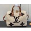 Louis Vuitton LV Ski Shearling Speedy Bandoulière 25 Bag M23468 Cream/Brown 2024