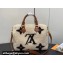 Louis Vuitton LV Ski Shearling Speedy Bandoulière 25 Bag M23468 Cream/Brown 2024