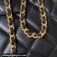 Chanel Lambskin & Gold-Tone Metal Baguette Bag AS4611 Black 2024