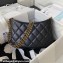 Chanel Grained Calfskin Chain Shoulder Bag AS4612 Black 2024