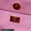 Chanel Grained Calfskin Chain Shoulder Bag AS4612 Pink 2024