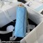 Chanel Grained Calfskin Chain Shoulder Bag AS4612 Blue 2024