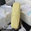 Chanel Grained Calfskin Chain Shoulder Bag AS4612 Yellow 2024