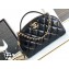 Chanel Calfskin & Gold-Tone Metal Chain Bowling Bag AP3586 Black 2024