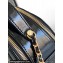 Chanel Calfskin & Gold-Tone Metal Chain Bowling Bag AP3586 Black 2024